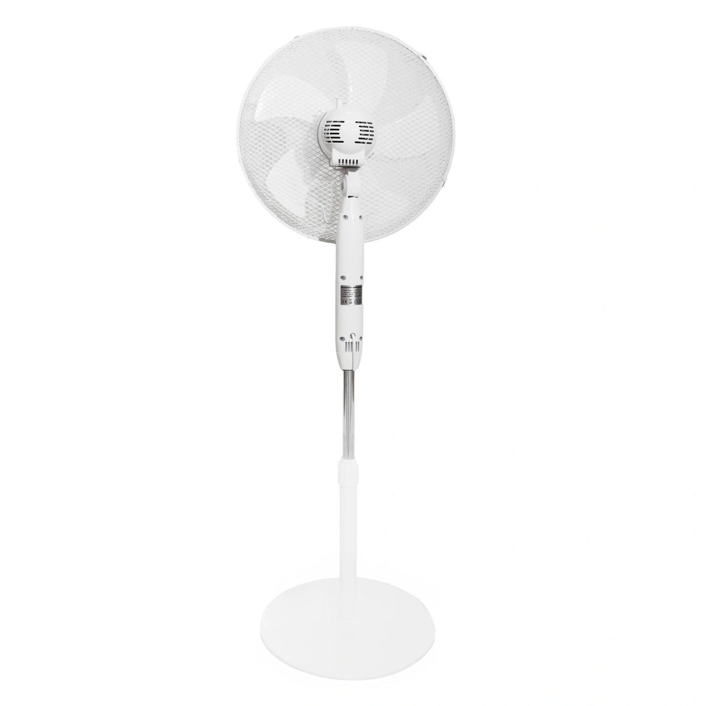 Standing Floor Fan 45W – 3 Modes, 5 Blades, White