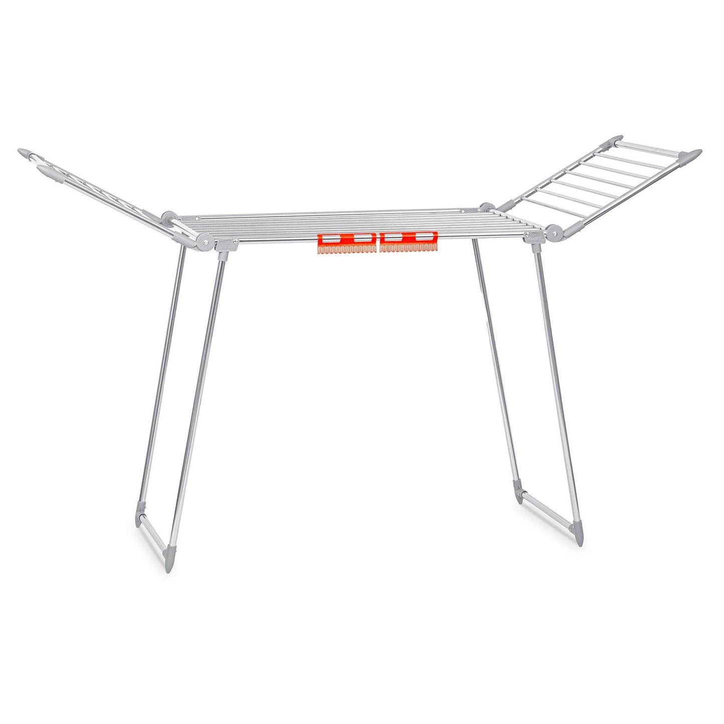 Standing and collapsible clothes dryer Debora in stainless steel, 19 meters