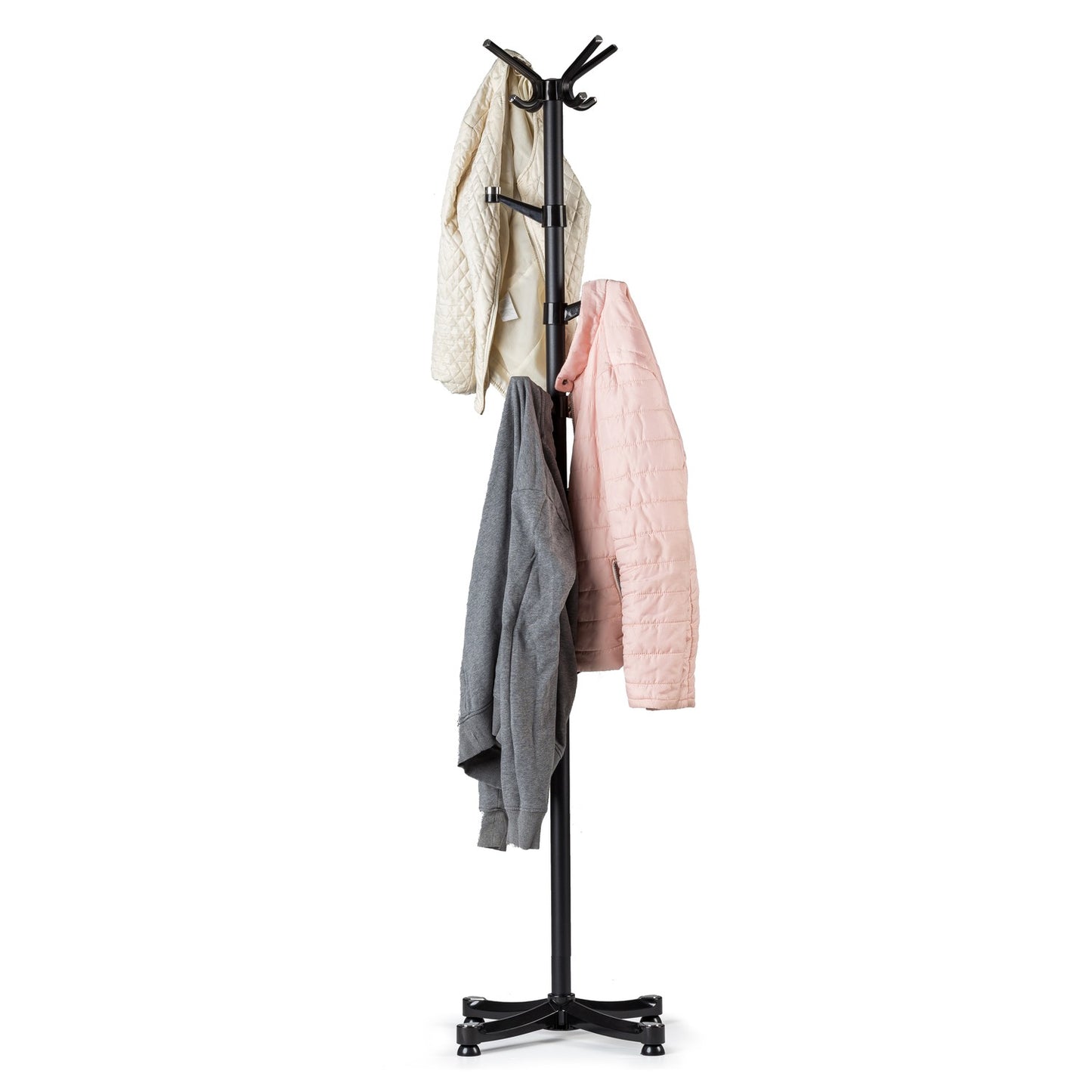 Standing clothes hanger, black