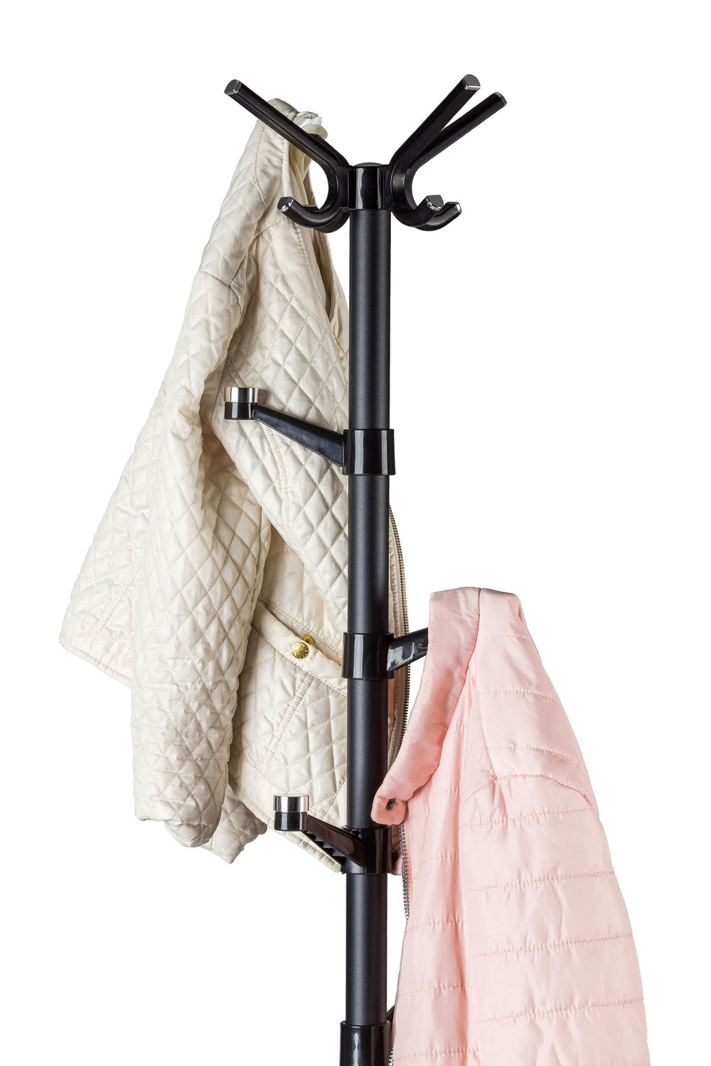 Standing clothes hanger, black