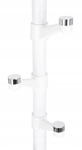 Standing clothes hanger, white