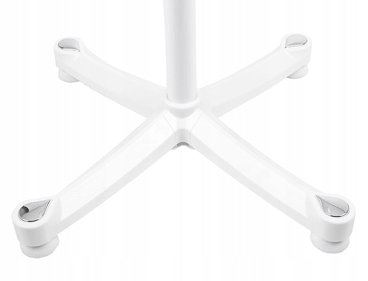 Standing clothes hanger, white
