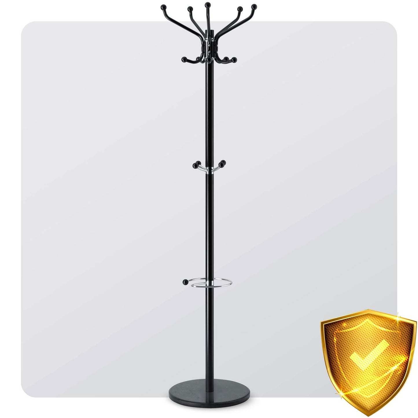 Standing clothes rack with marble base Massido 684100