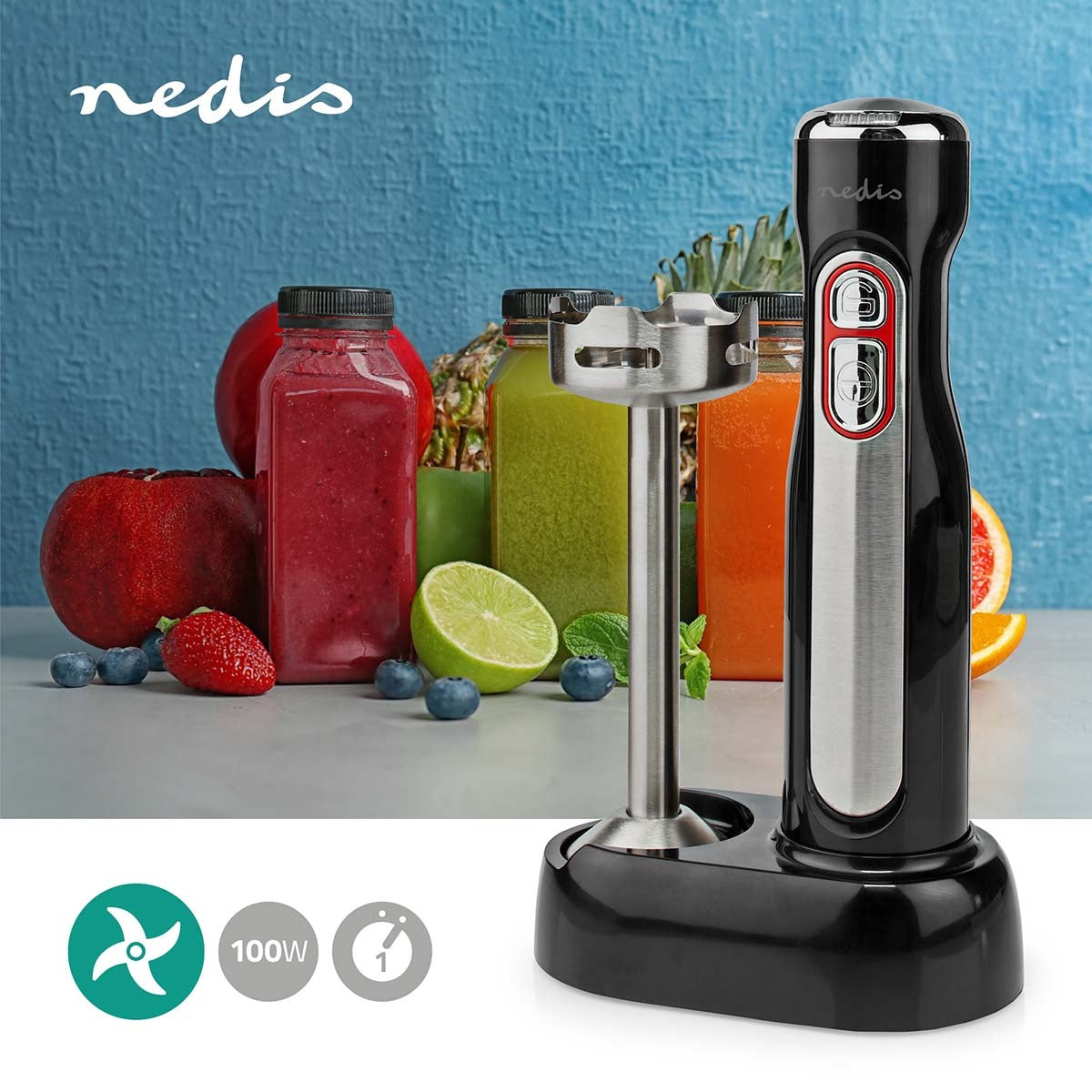 Stand mixer | 100 W | Speed settings: 1 speed setting | Silver / Black