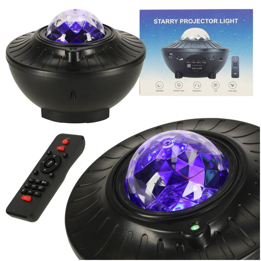 Star projector LED night ball bluetooth remote control