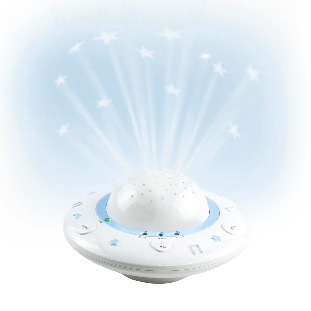 Starry Sky Baby Projector with Lullabies & Sound Sensor
