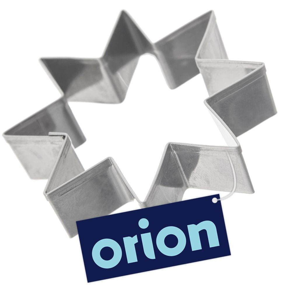 Star-shaped cookie tin in stainless steel for perfect gingerbread cookies