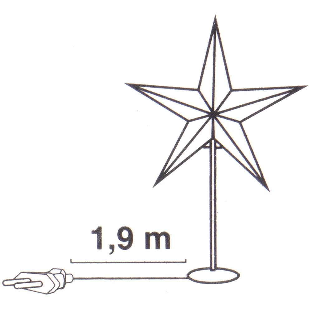 Star-shaped red paper lamp for home and office