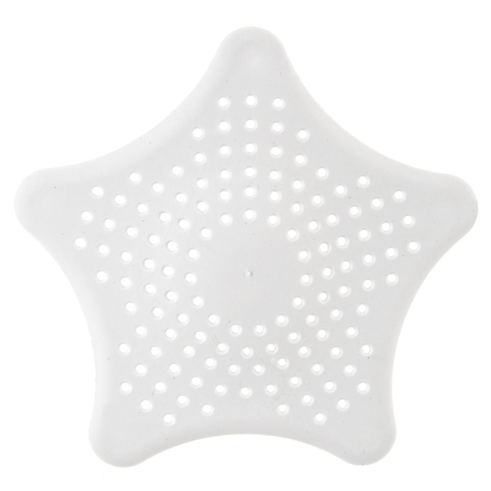 Star-shaped strainer for sinks with suction cups