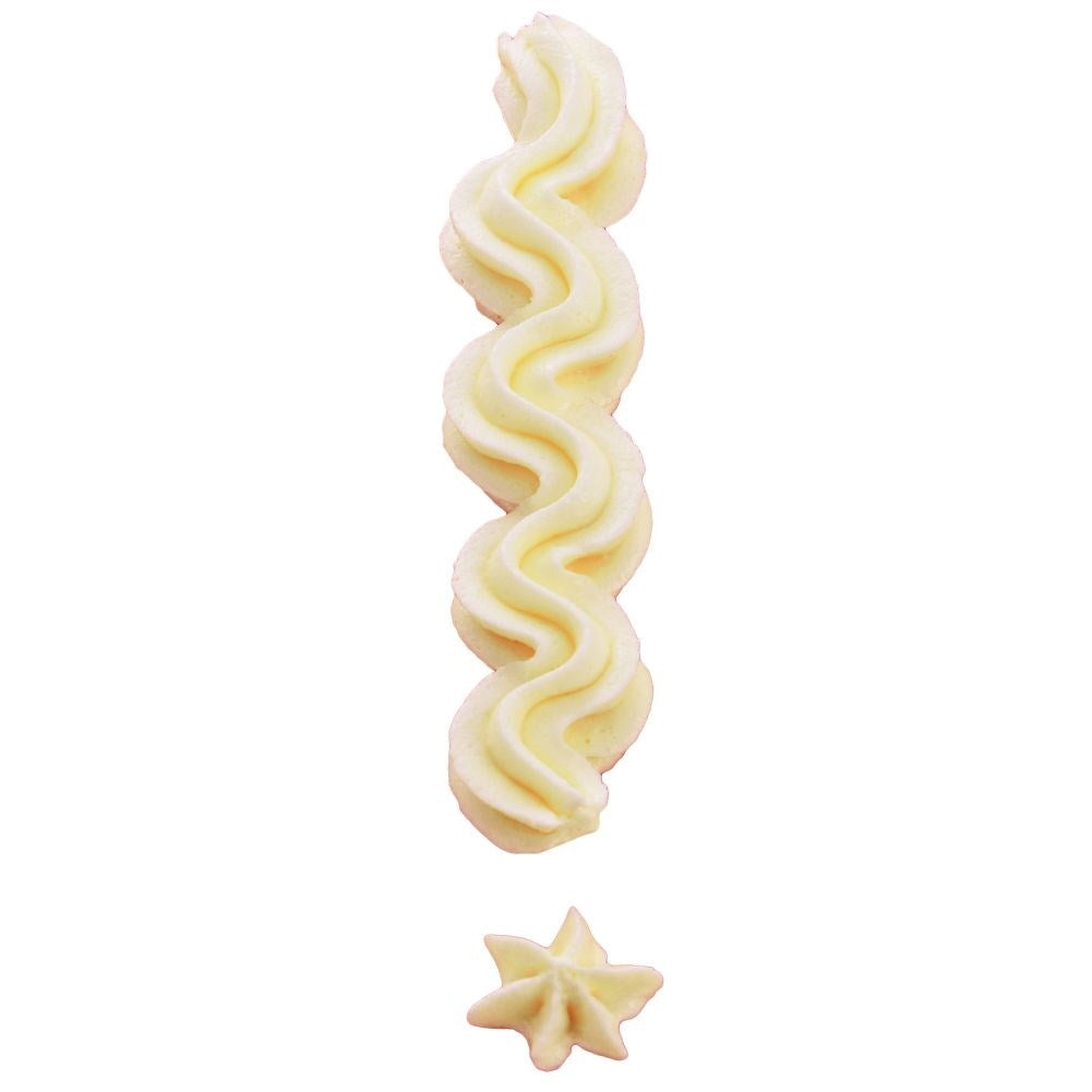 Star tip in stainless steel for decorating baked goods