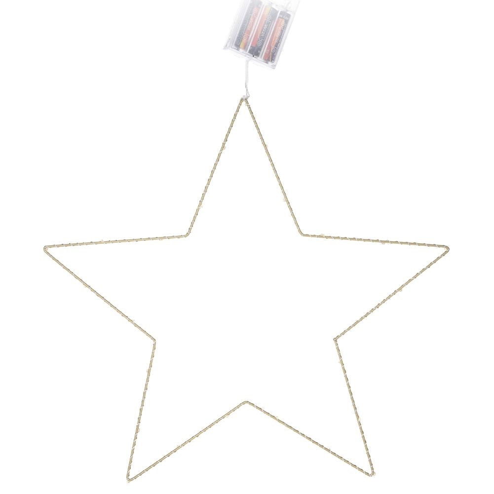 Star with LED lights - Elegant Christmas decoration