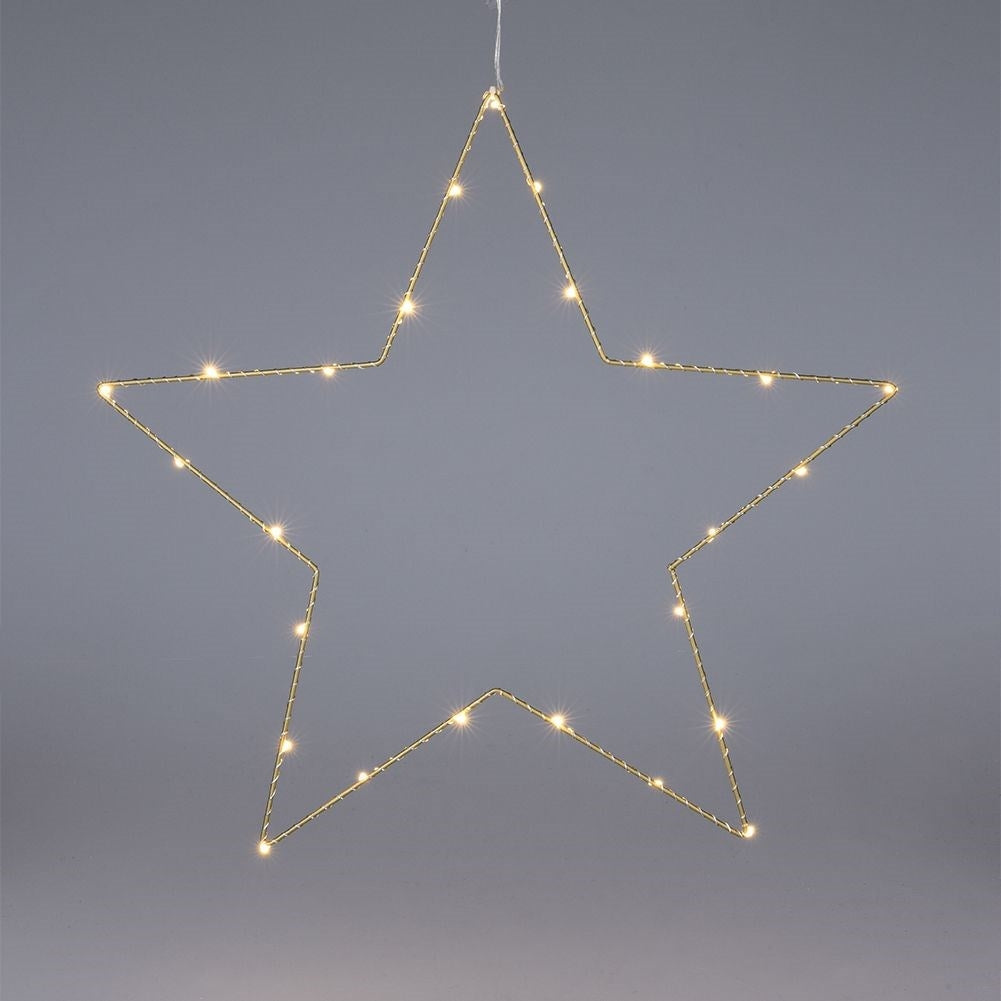 Star with LED lights - Elegant Christmas decoration