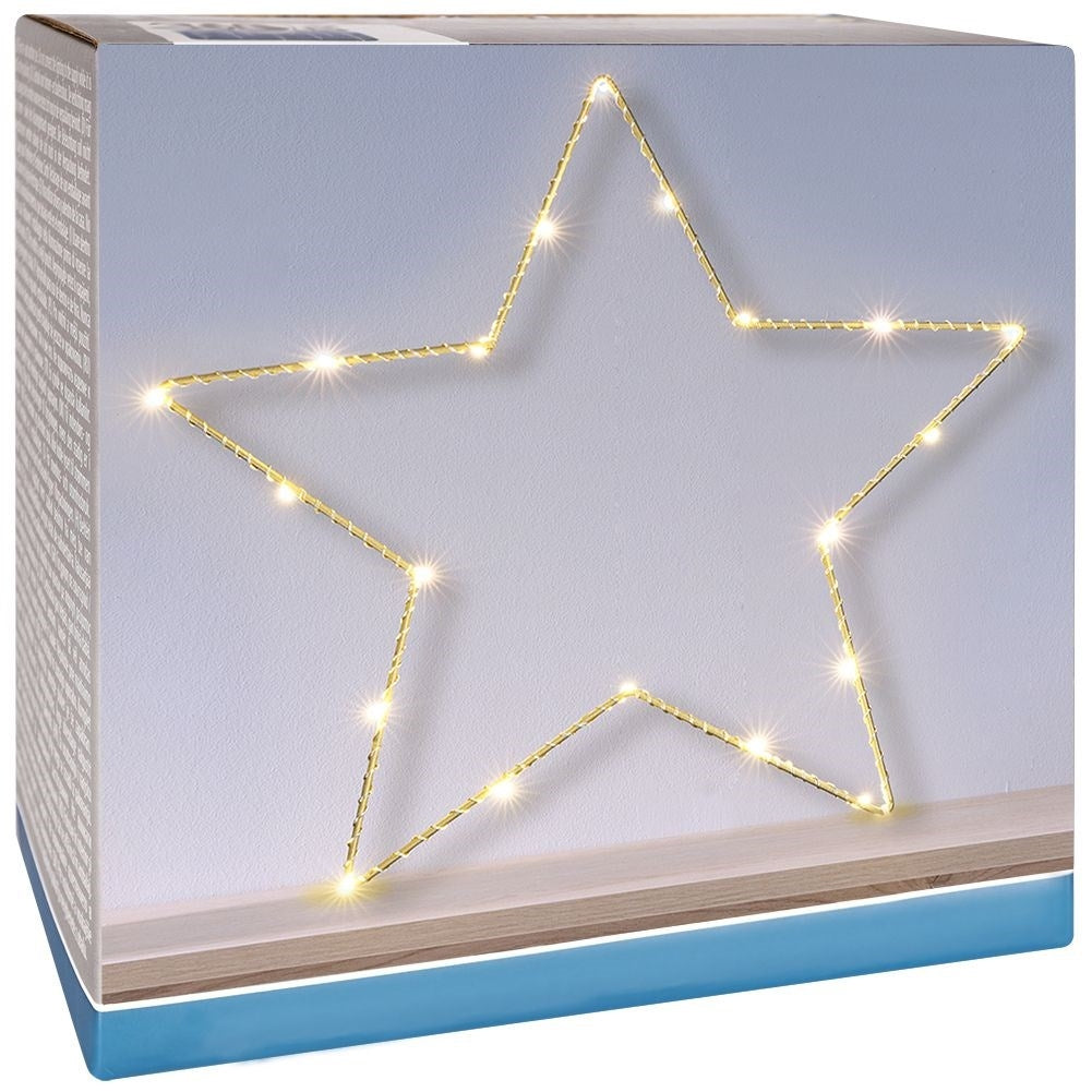 Star with LED lights - Perfect Christmas decoration