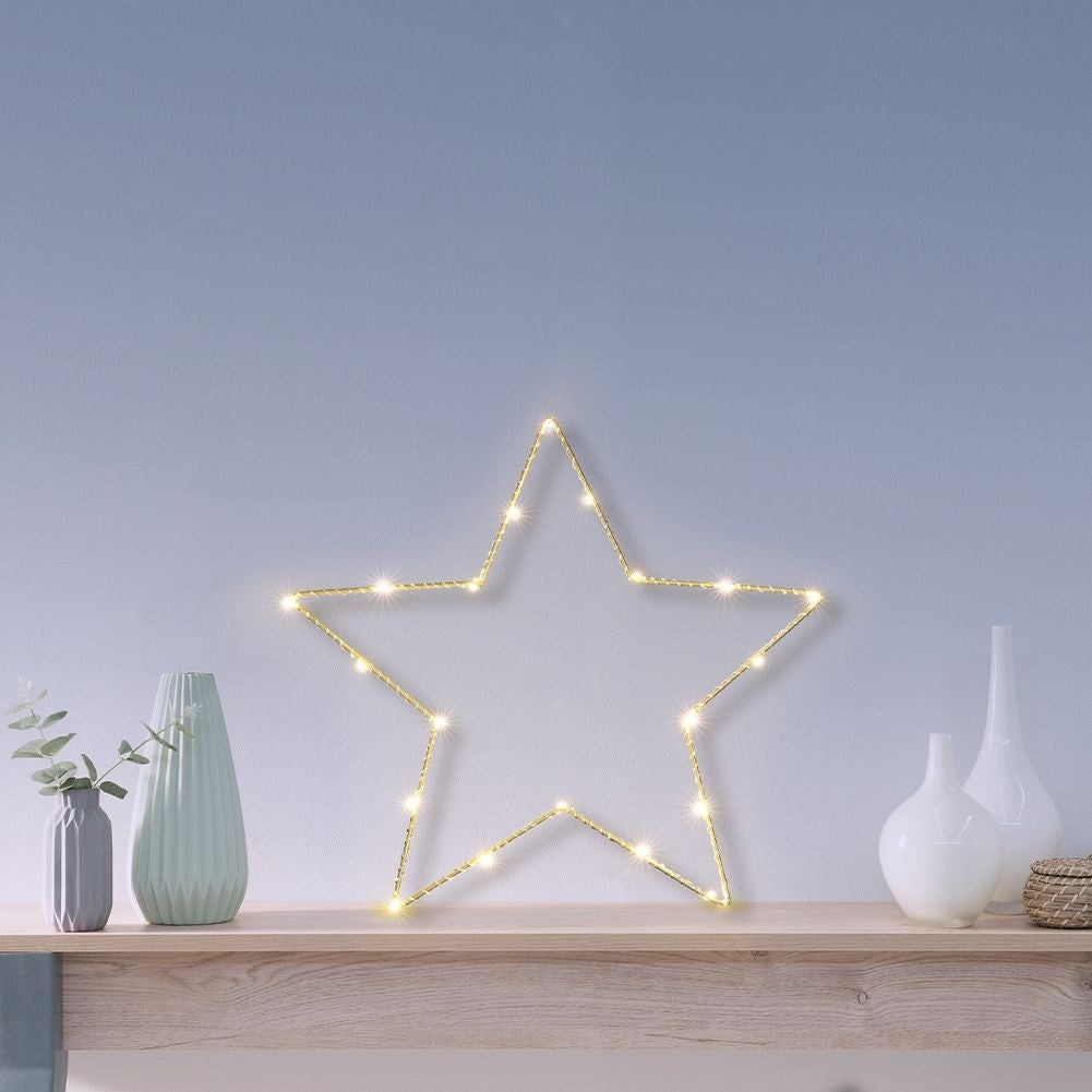 Star with LED lights - Perfect Christmas decoration
