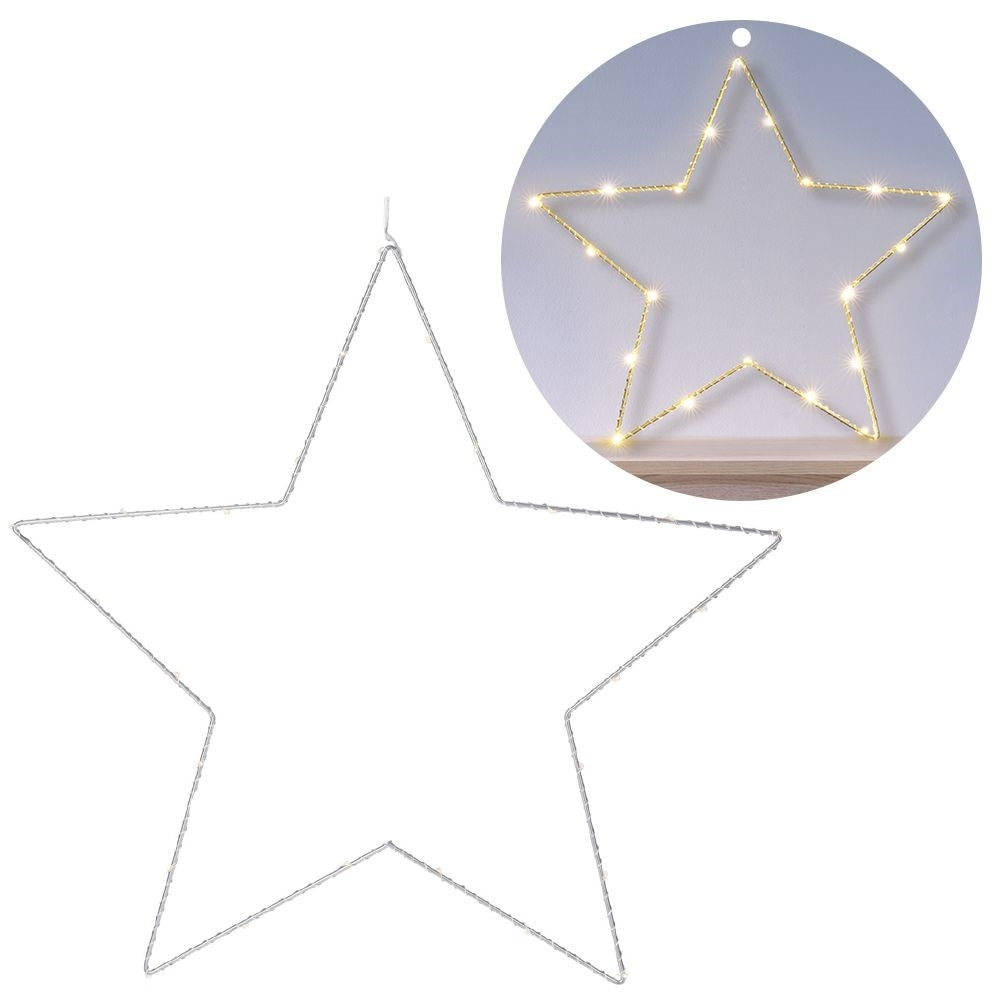 Star with LED lights - Perfect Christmas decoration