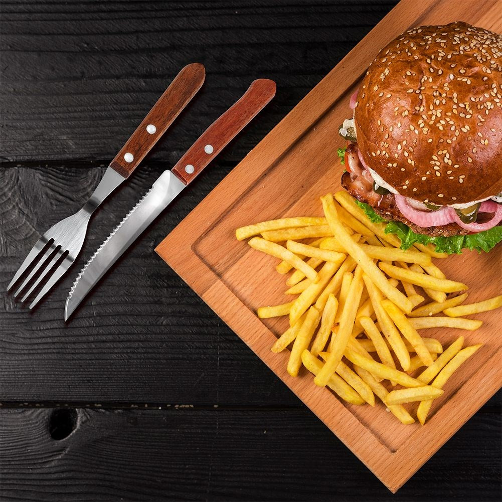 Steak burger forks 6 pcs.