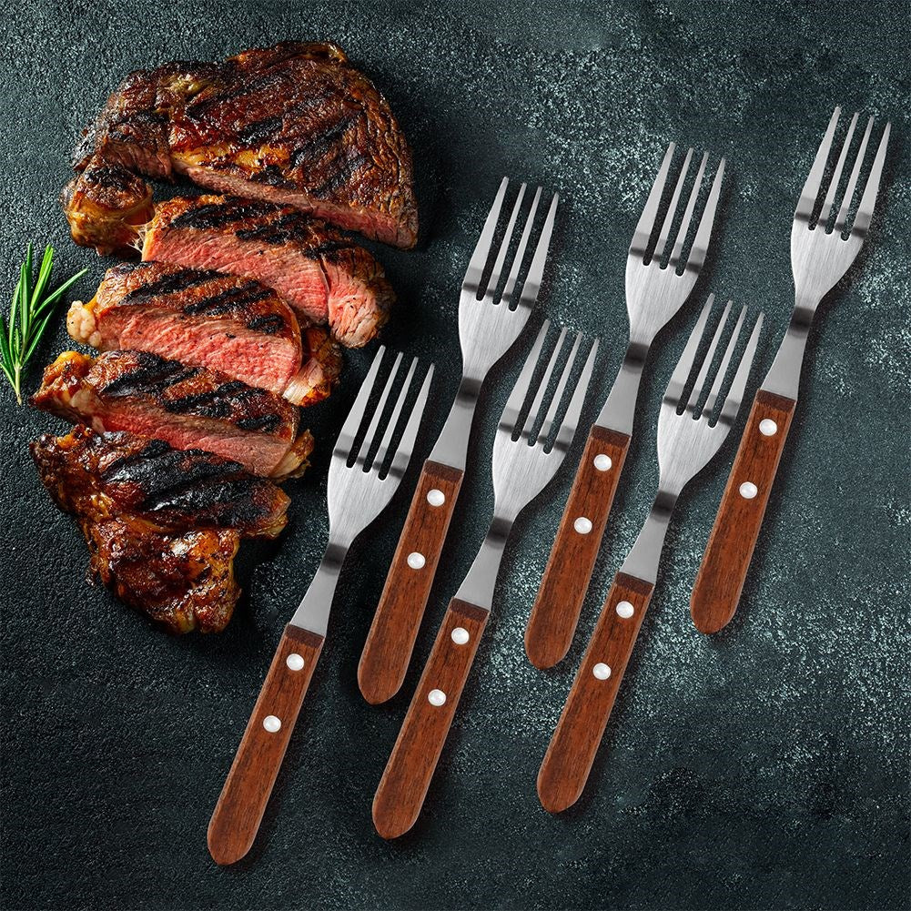 Steak burger forks 6 pcs.