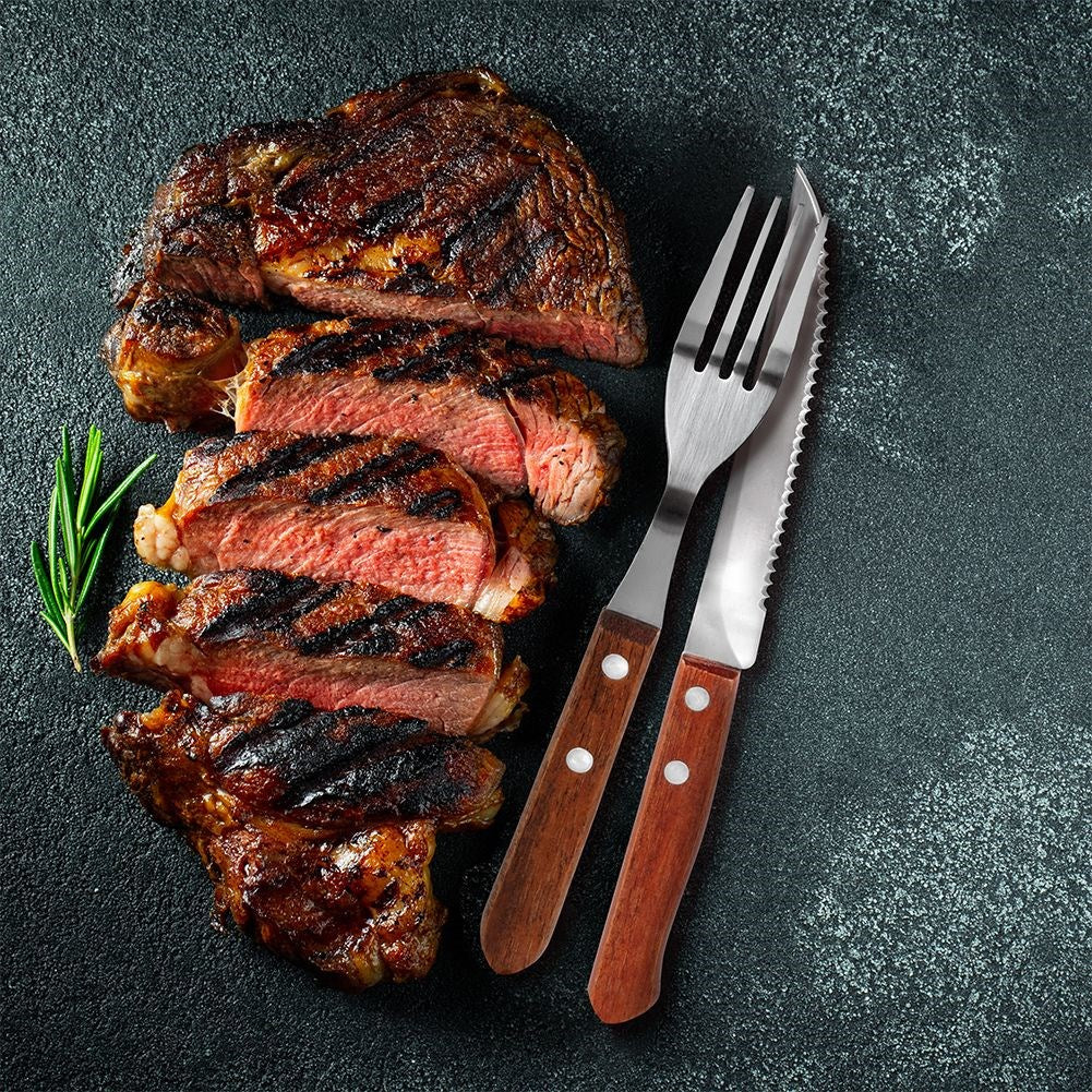 Steak burger forks 6 pcs.