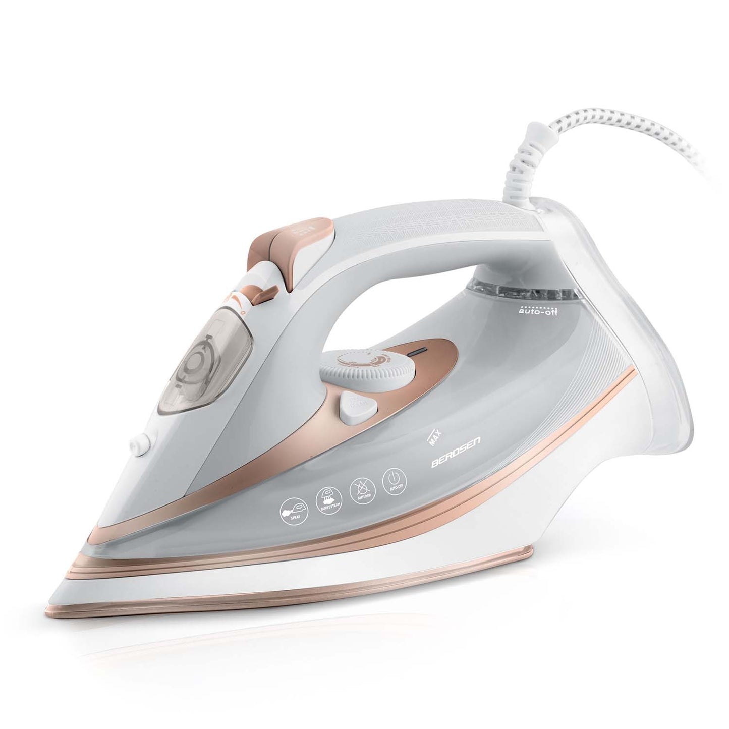 Steam Iron 3000W, Ceramic Soleplate, Vertical Steam