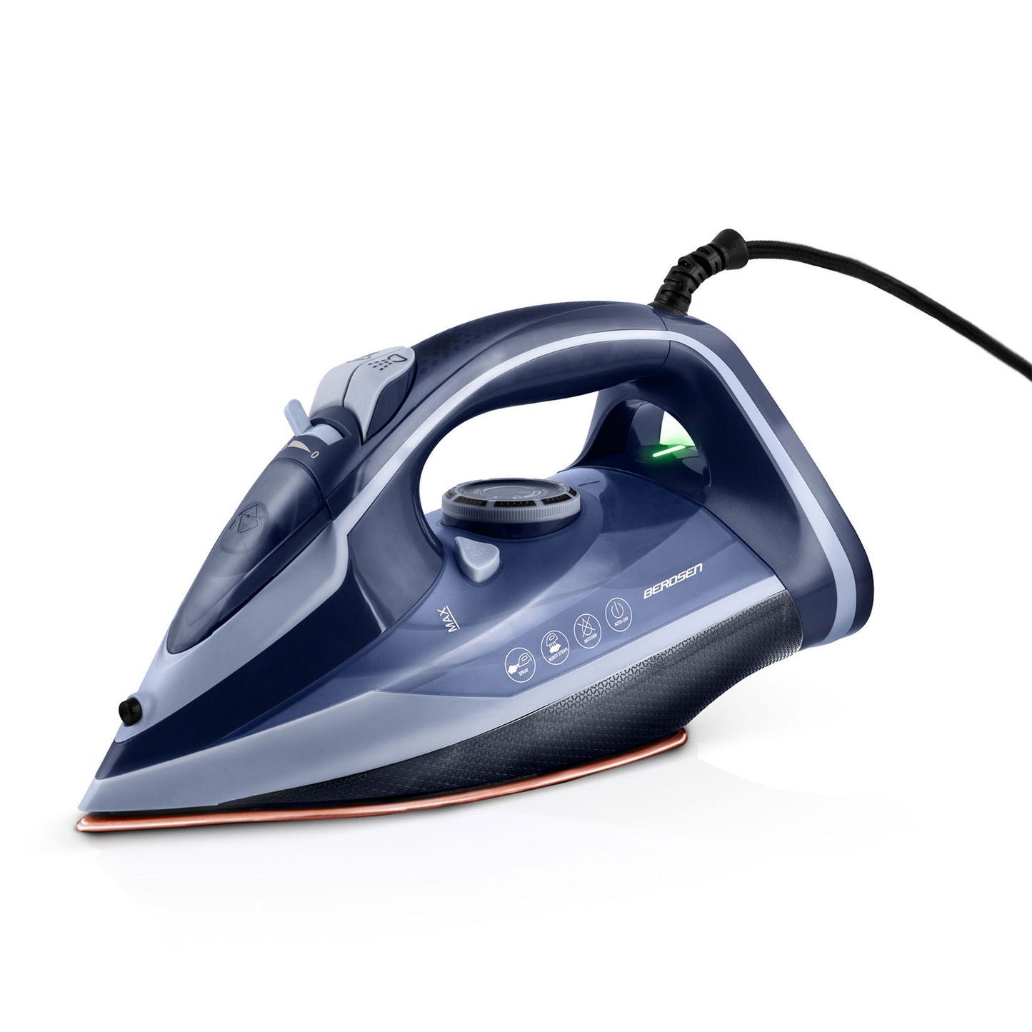 Steam Iron 3000W, Ceramic Soleplate, Vertical Use