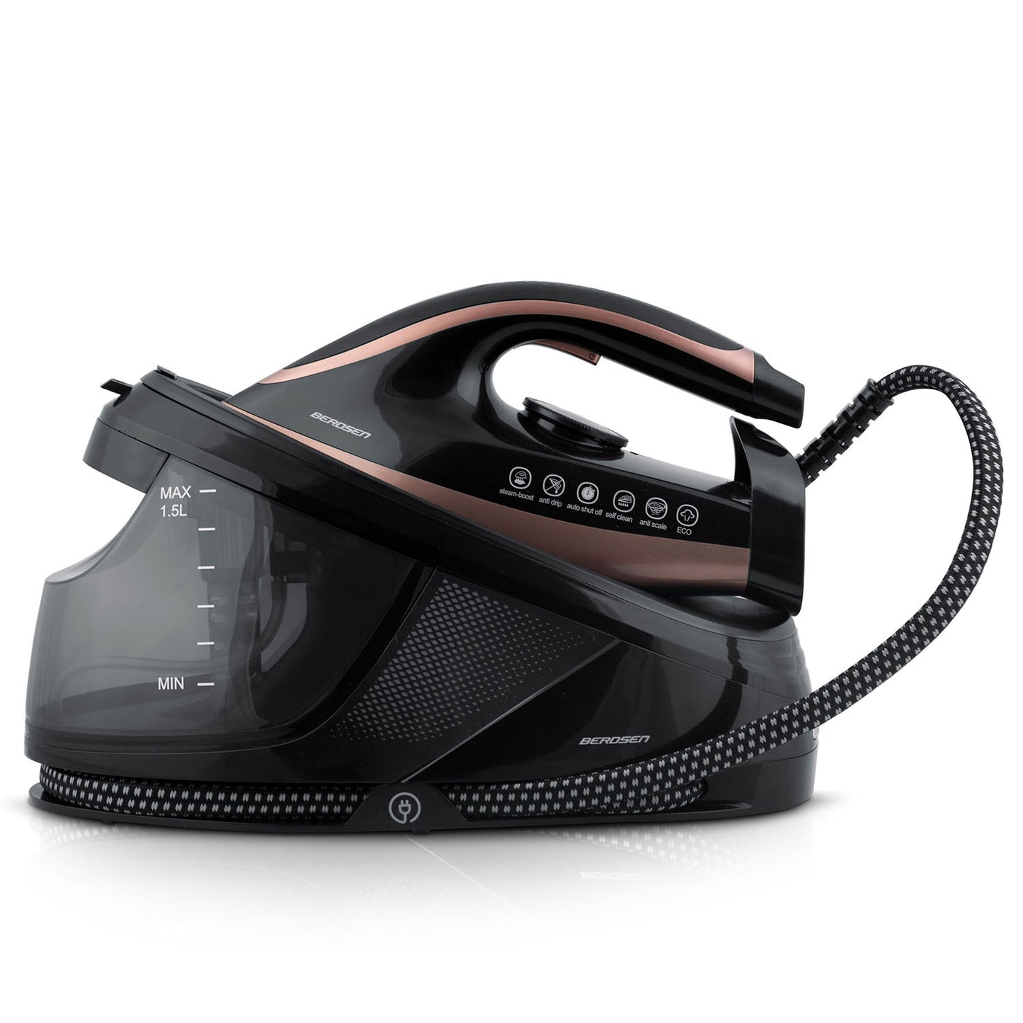 Steam Iron Station, 3000W, Ceramic Soleplate, 1.5L Tank