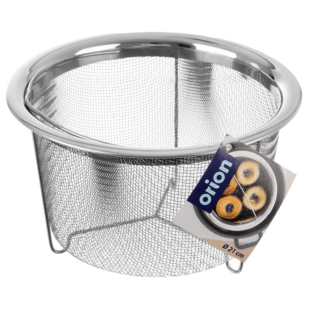 Steel French fries basket 21.5x13 cm