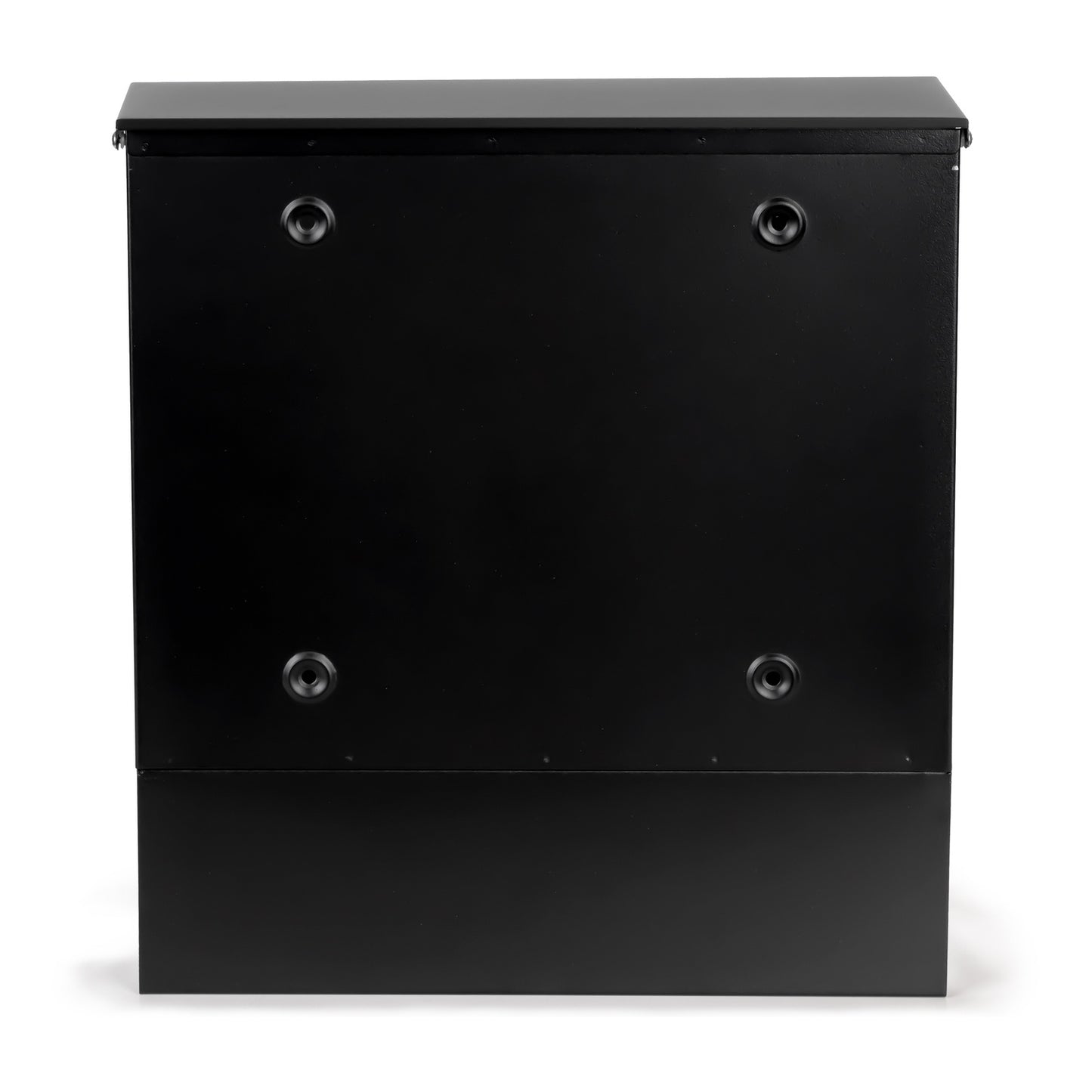 Steel Mailbox Letterbox black with lock