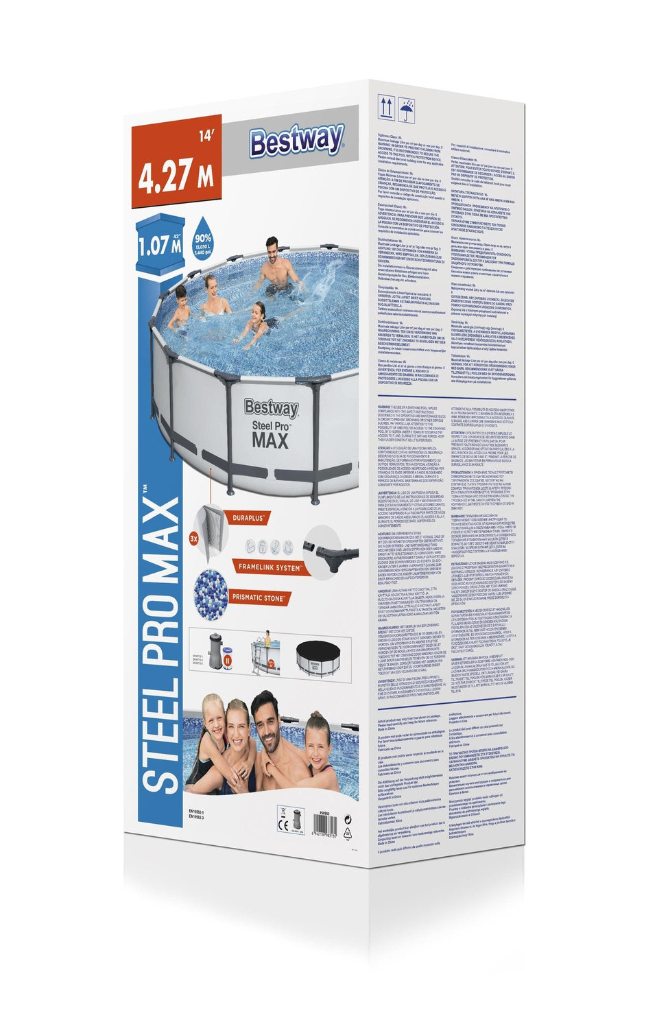 Steel Pro Max Pool Set 427 X 107 Cm