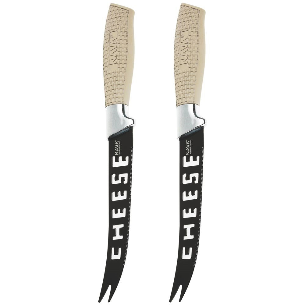 Steel cheese knife MISTY 24 cm 2 pcs.