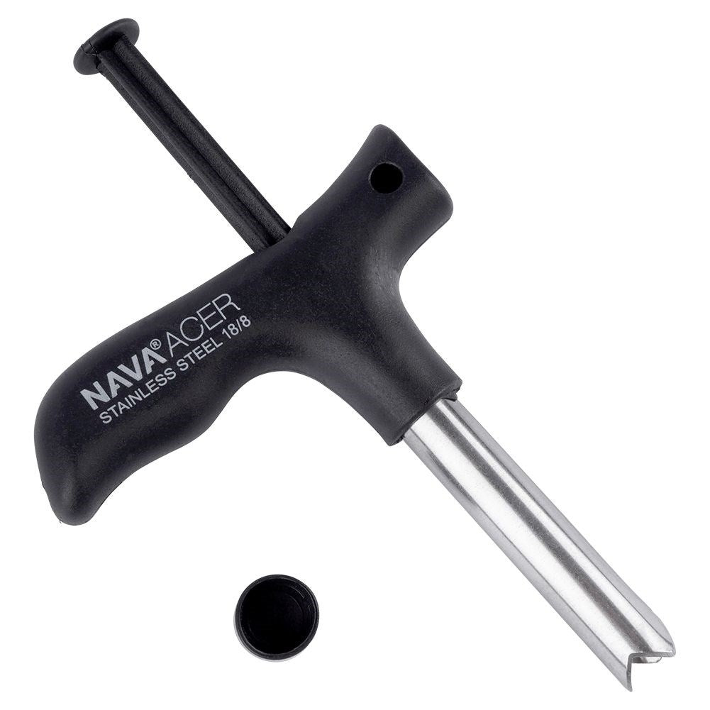 Steel coconut opener: Easy to use and clean