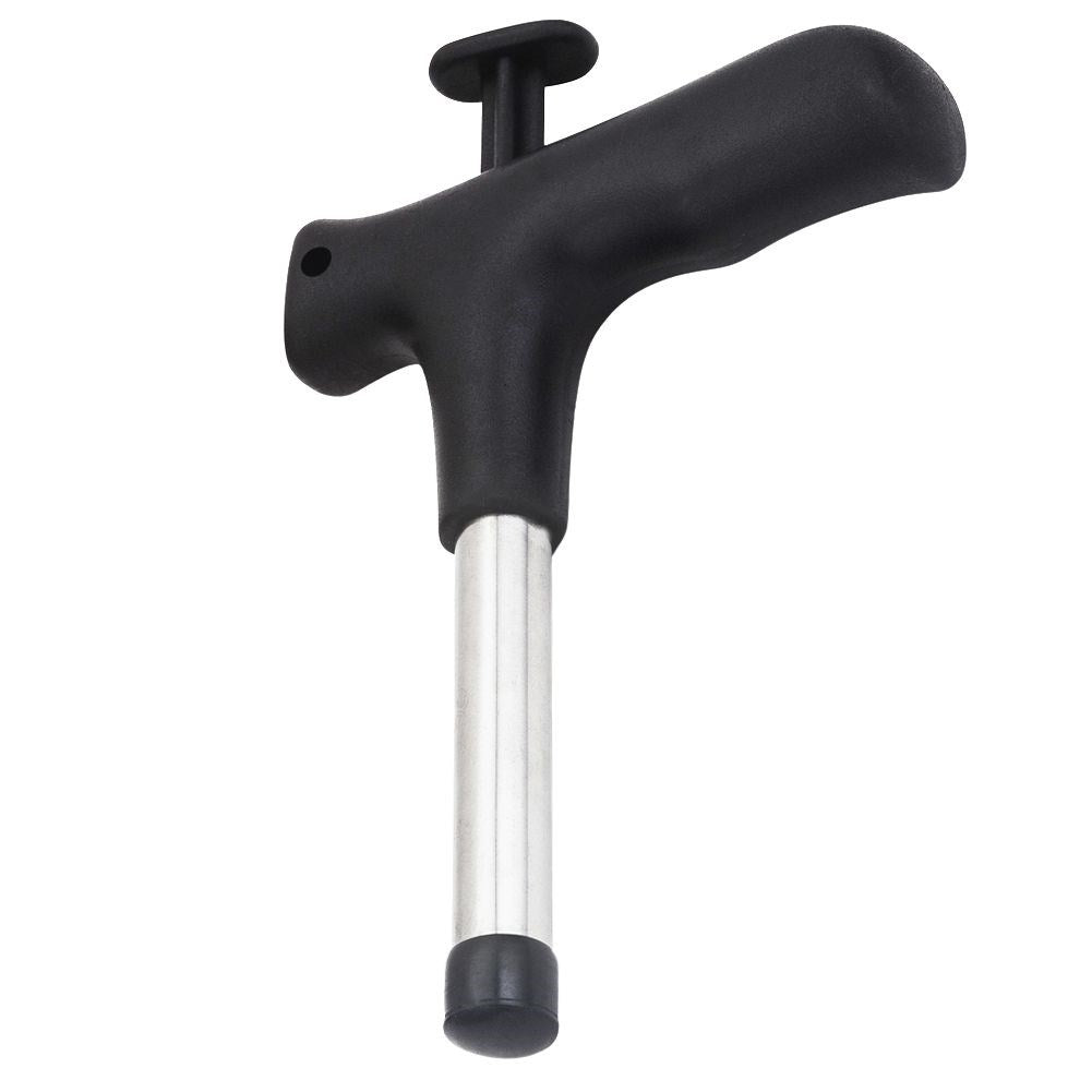 Steel coconut opener: Easy to use and clean