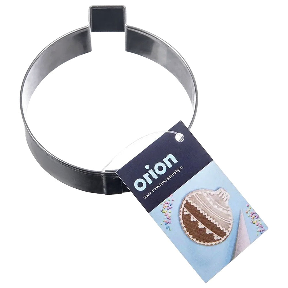 Steel cookie cutter bauble 7 cm