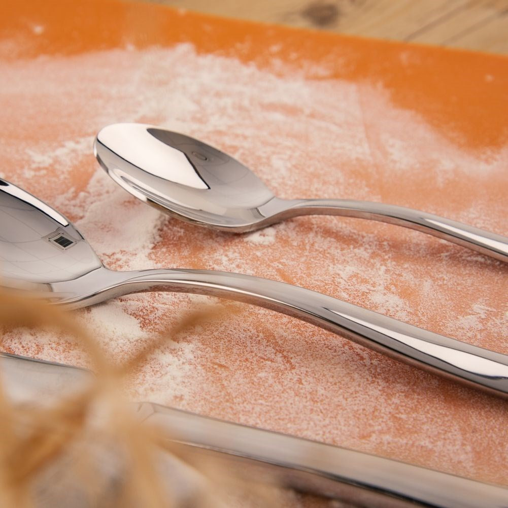 Steel cutlery set for 6 people, 24 pieces
