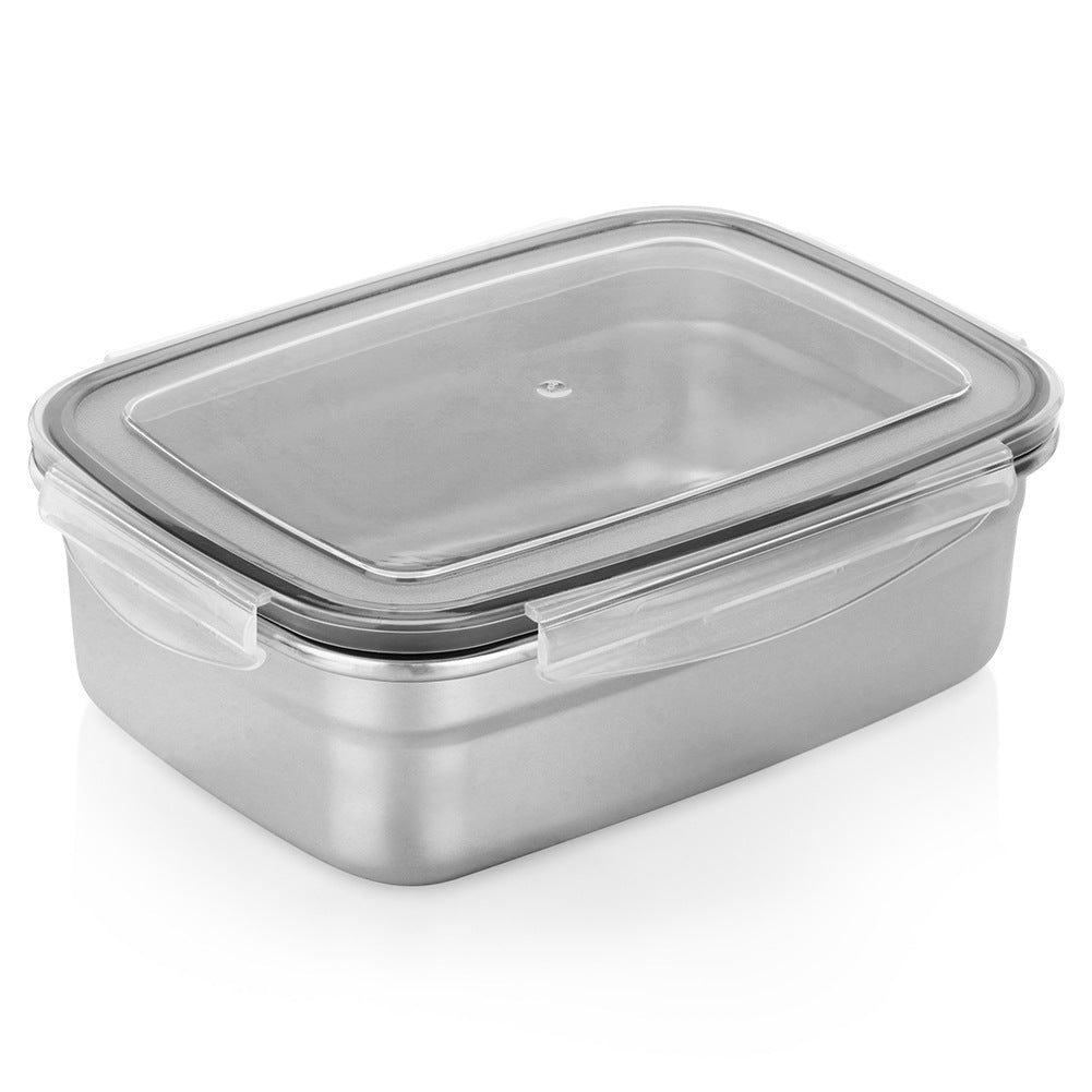 Steel food container with lid and seal 1.25 l