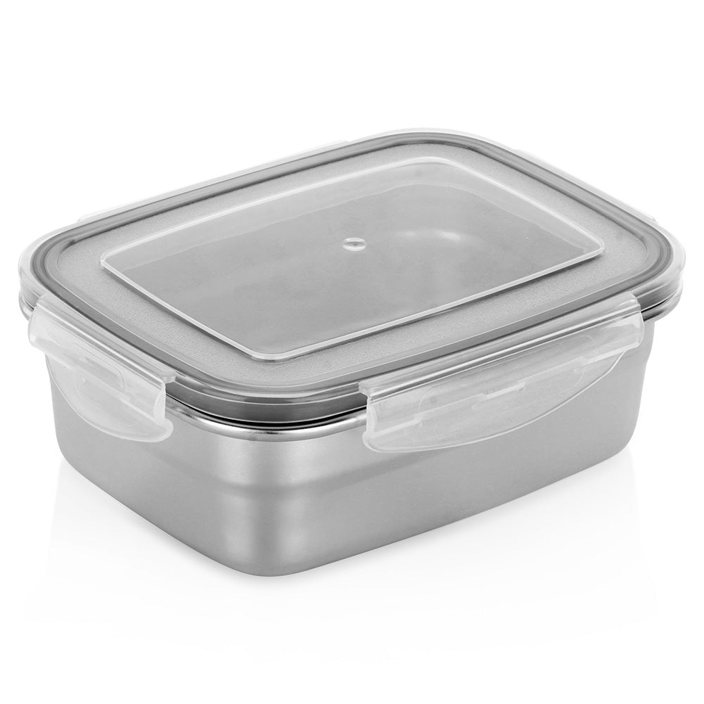 Steel food container with lid and seal 500 ml