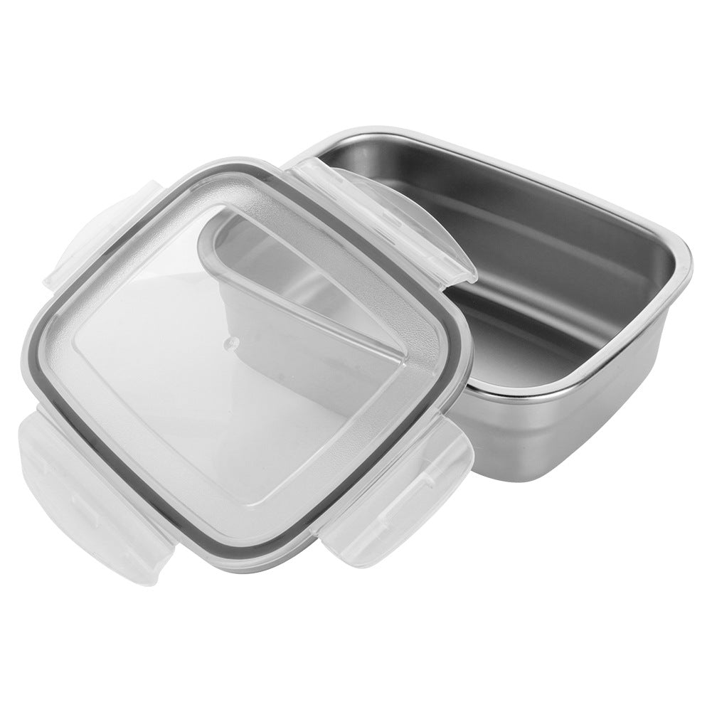 Steel food container with lid and seal 500 ml