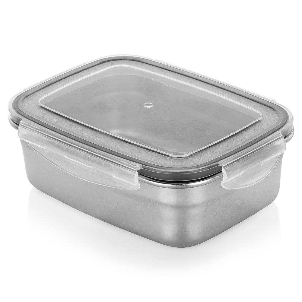 Steel food container with lid and seal 700 ml