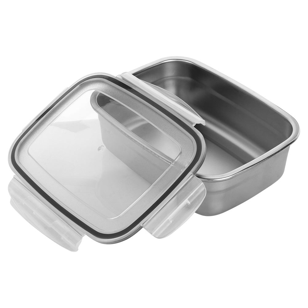 Steel food container with lid and seal 700 ml