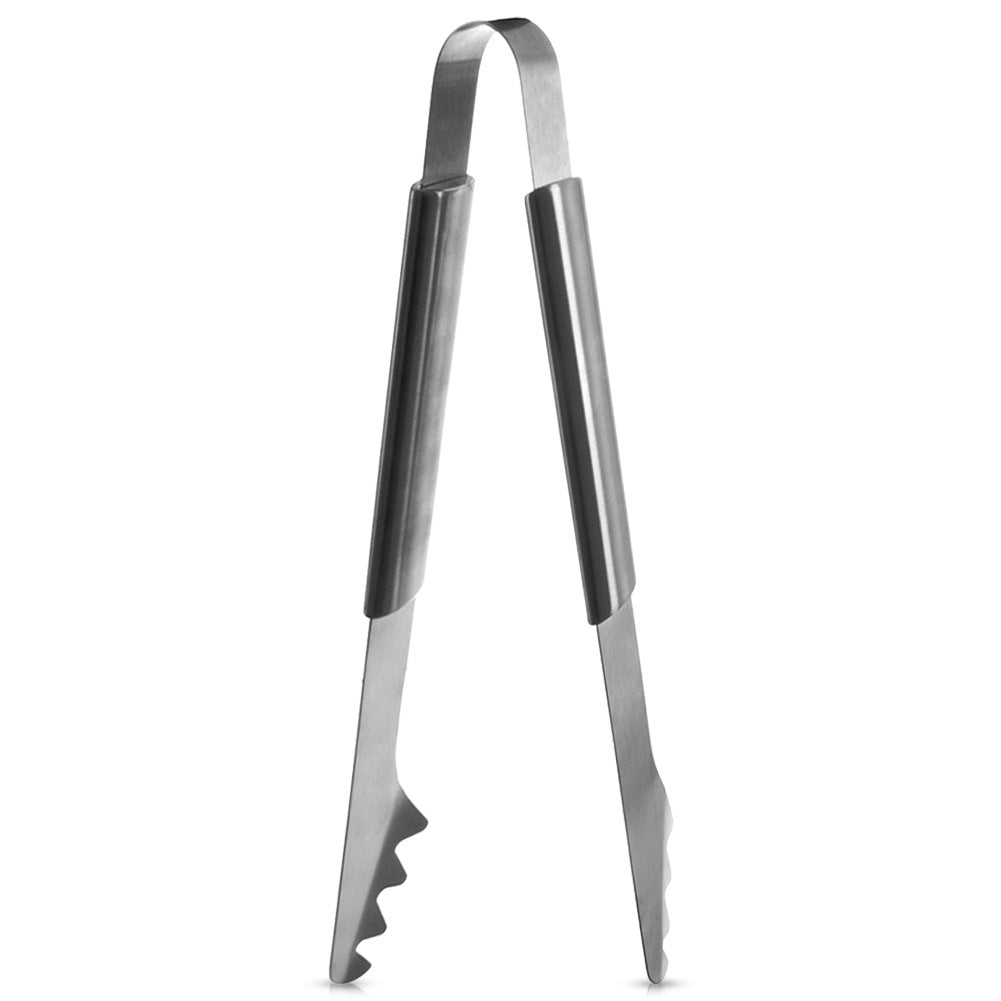 Steel grill tongs 43 cm