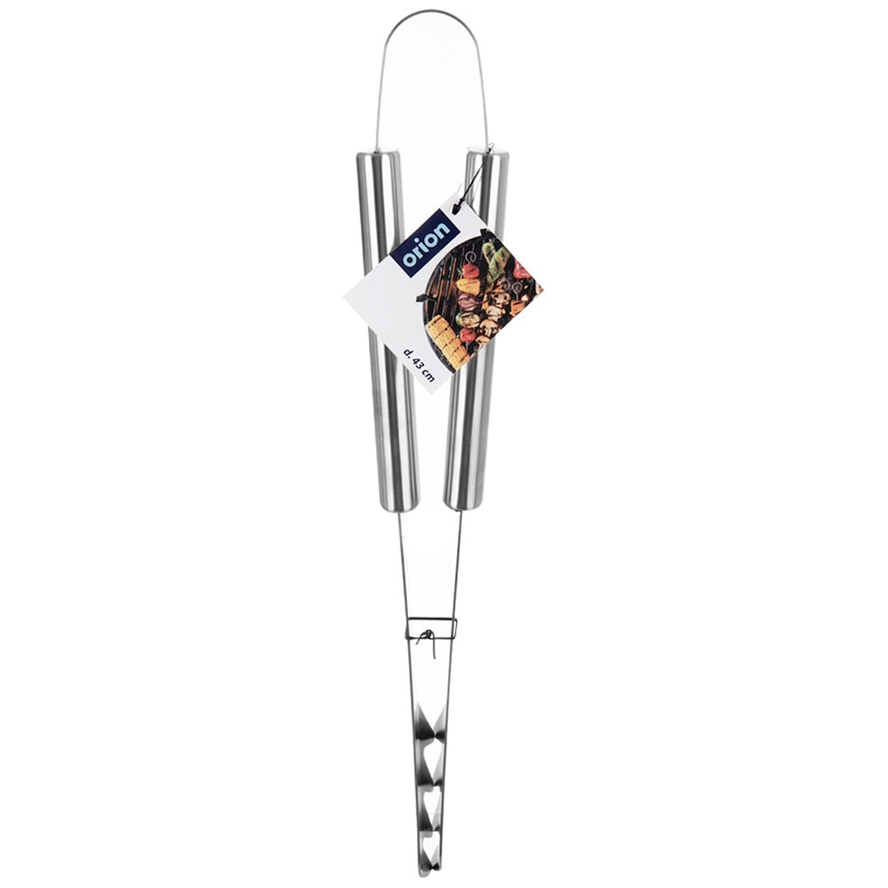 Steel grill tongs 43 cm