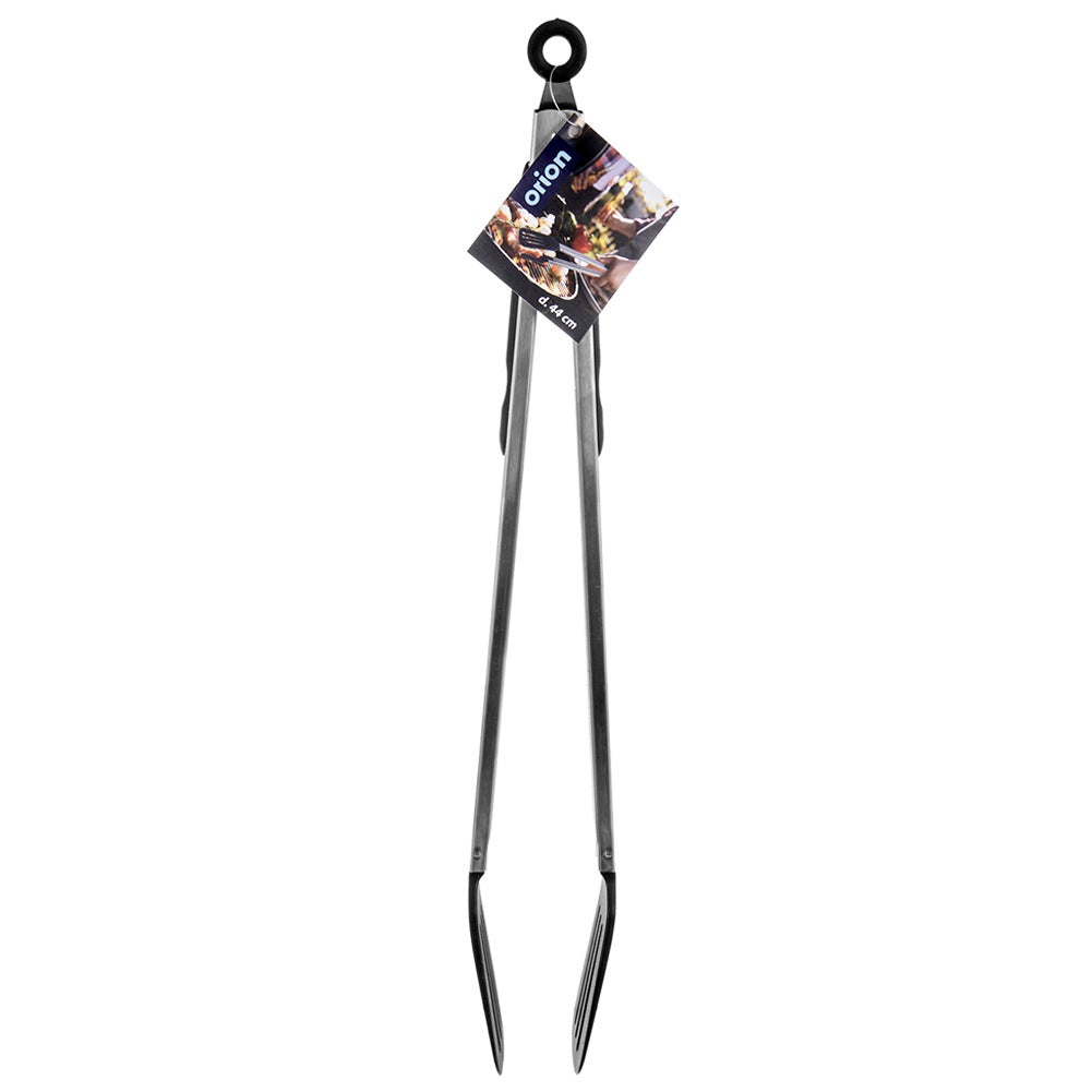 Steel grill tongs 44 cm