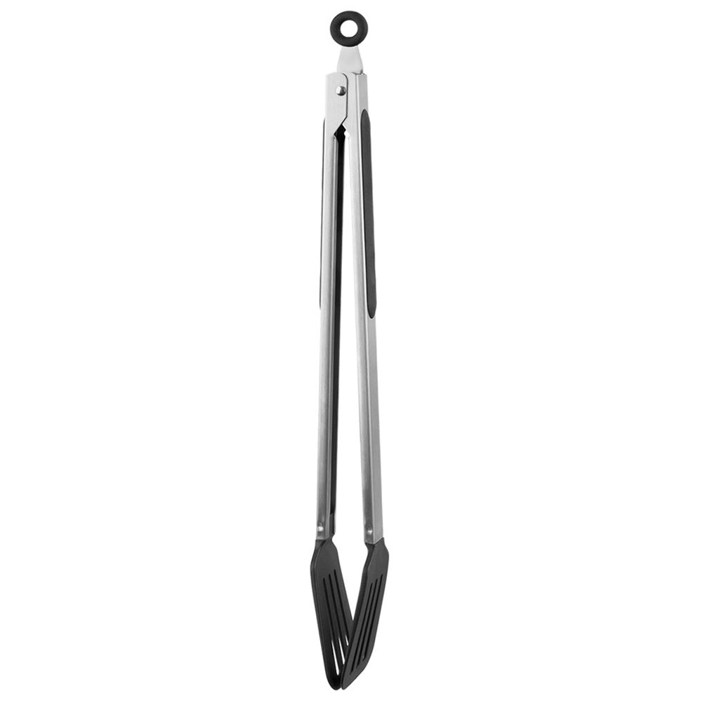 Steel grill tongs 44 cm