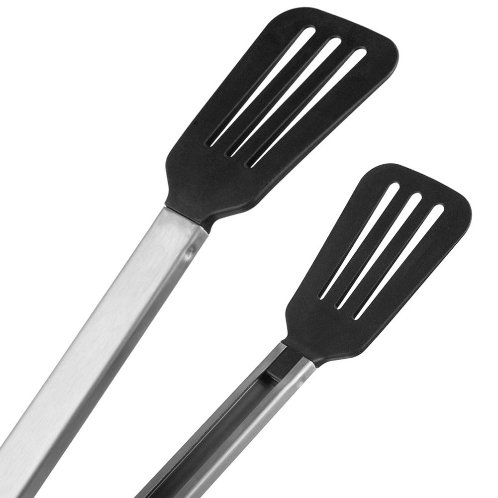 Steel grill tongs 44 cm