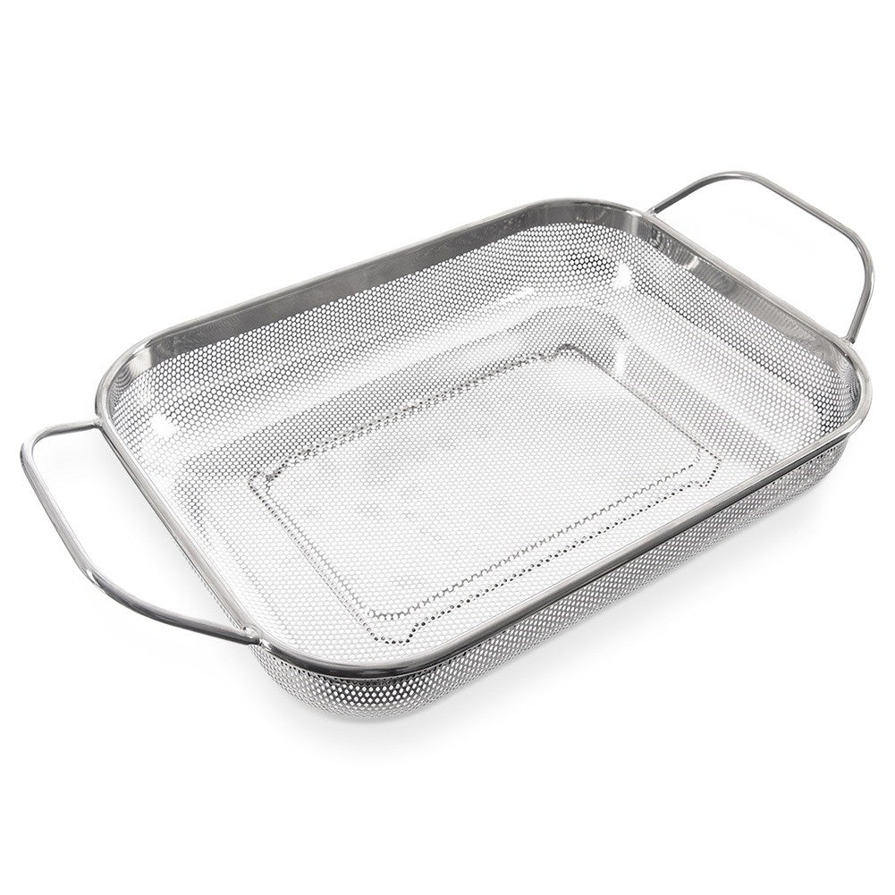 Steel kitchen strainer ANETT 43x25x9 cm