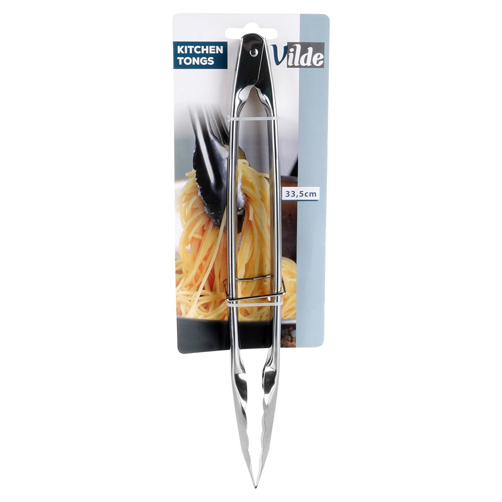 Steel kitchen tongs 30 cm