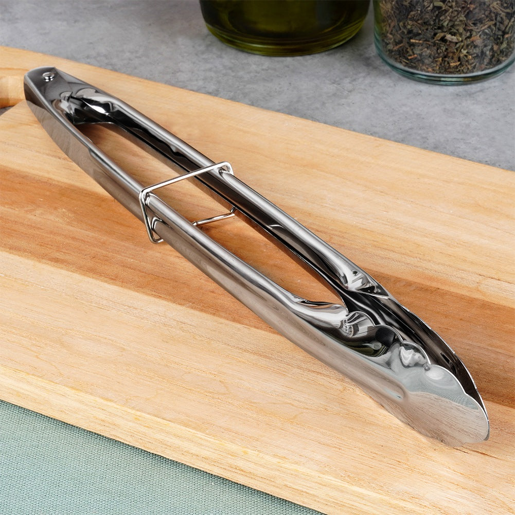 Steel kitchen tongs 30 cm