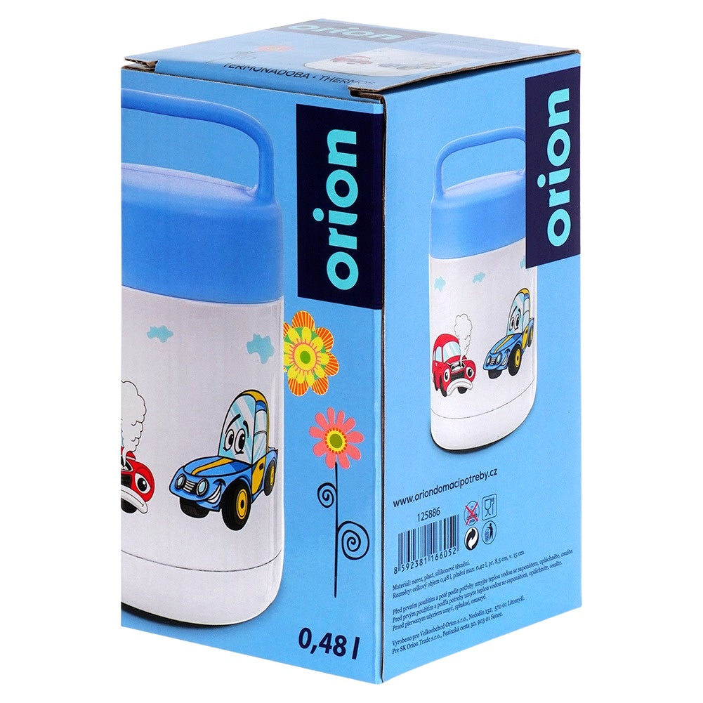 Steel lunch thermos AUTO 450 ml