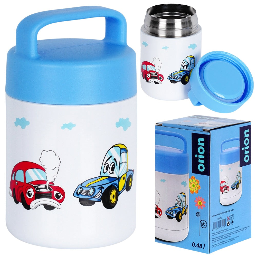 Steel lunch thermos AUTO 450 ml