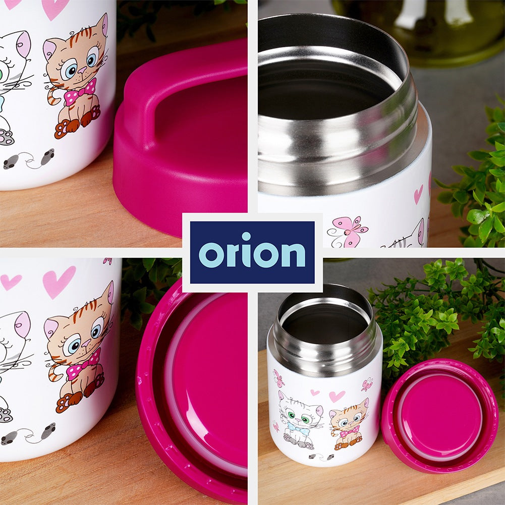 Steel lunch thermos CAT 450 ml