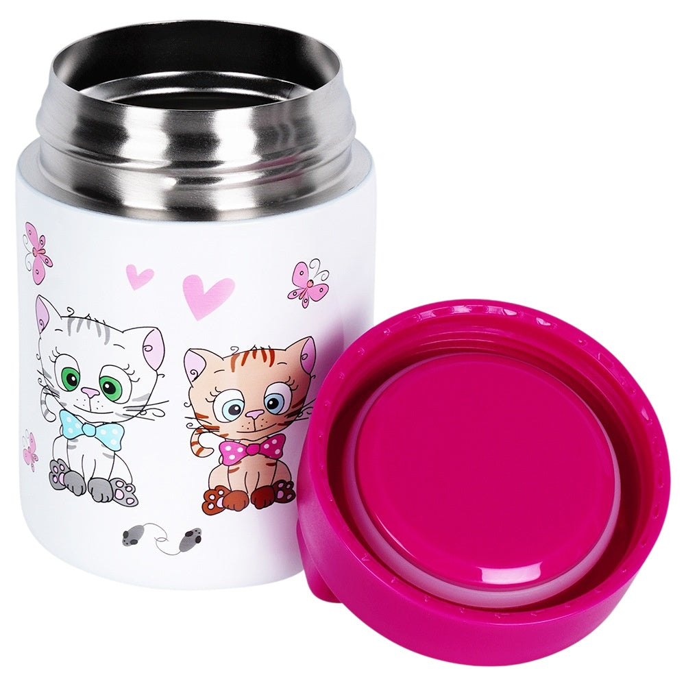 Steel lunch thermos CAT 450 ml
